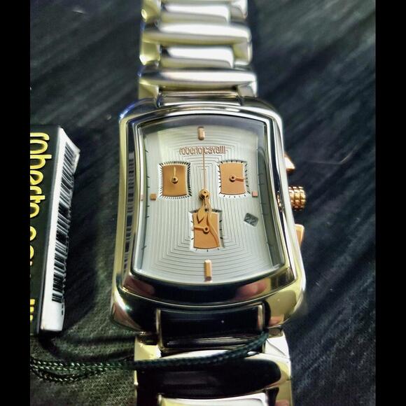 NEW Roberto Cavalli SS Rose Tomahawk Men's Chronograph‎ Watch - Picture 3 of 10